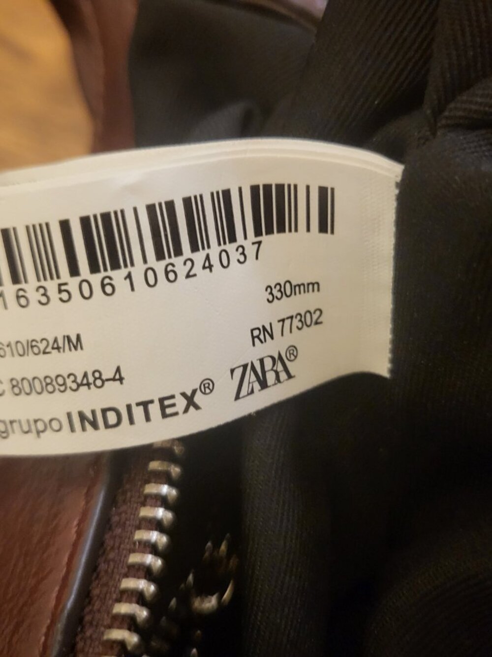 Zara burgundy bag - Picture 6 of 6